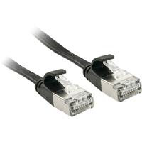 LINDY 47481 RJ45 Netwerkkabel, patchkabel CAT 6A U/FTP 1.00 m Zwart Snagless 1 stuk(s) - thumbnail