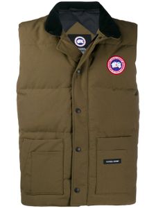 Canada Goose doudoune à design sans manches et logo - Vert