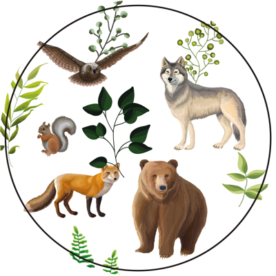 Vinyl vloerkleed dieren Meerdere dieren ontwerp
