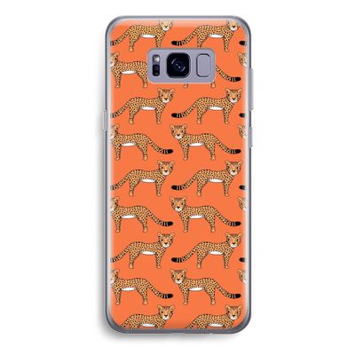 Cheetah: Samsung Galaxy S8 Plus Transparant Hoesje