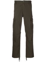 Carhartt WIP mid-rise cotton trousers - Vert - thumbnail