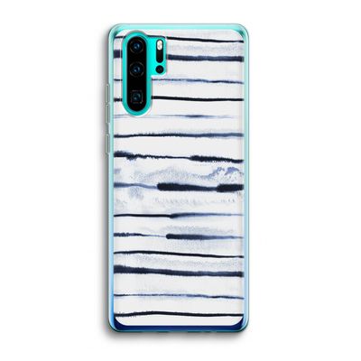Ink Stripes: Huawei P30 Pro Transparant Hoesje