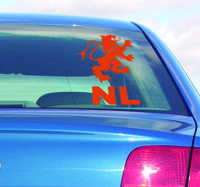 Autosticker Nederlandse leeuw