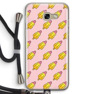 Waterijsjes: Samsung Galaxy A5 (2017) Transparant Hoesje met koord