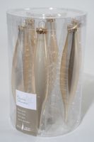 6 kerstpegels parel glans-mat - Ksd