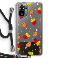 Chicken 'n Fries: Xiaomi Redmi Note 10S Transparant Hoesje met koord