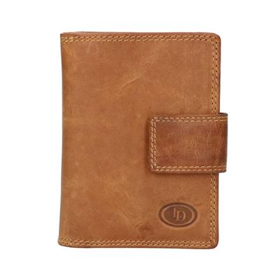 Leather Design Ritsportemonnee RFID Hunter Bruin