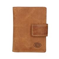 Leather Design Ritsportemonnee RFID Hunter Bruin