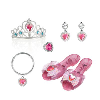 Schoenenset met lampjes - roze