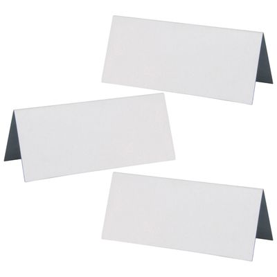 Naamkaartjes/plaatskaartjes - Bruiloft - mat wit - 50x stuks - 7 x 3 cm