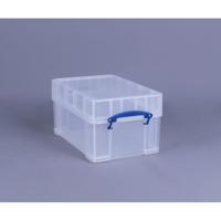 Opbergbox Really Useful 9 liter XL 395x255x205mm transparant wit