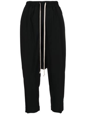 Rick Owens pantalon court à lien de resserrage - Noir
