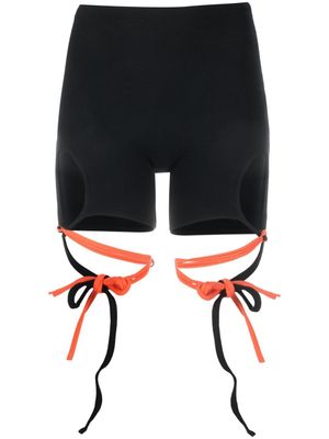 Ottolinger short en maille nervurée - Noir