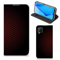 Huawei P40 Lite | Hoesje met Magneet | Geruit Rood