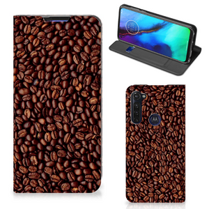 Motorola Moto G Pro Flip Style Cover Koffiebonen