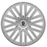 4-Delige Sparco Wieldoppenset Bergamo 14-inch zilver SP1485SV - thumbnail