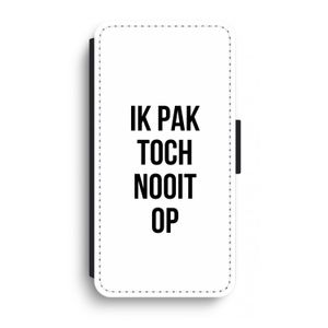 Ik pak nooit op: iPhone XR Flip Hoesje