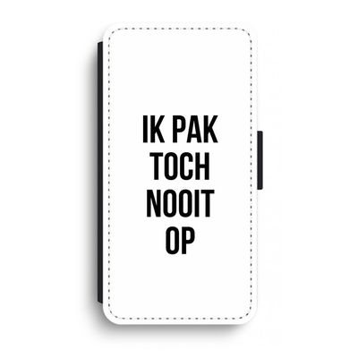 Ik pak nooit op: iPhone XR Flip Hoesje