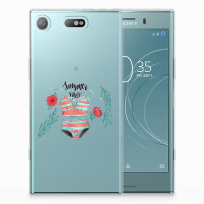 Sony Xperia XZ1 Compact Telefoonhoesje met Naam Boho Summer Sony Xperia XZ1 Compact Telefoonhoesje met Naam Boho Summer