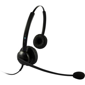 ALLNET 5512-5.2P hoofdtelefoon/headset Bedraad Hoofdband Kantoor/callcenter Zwart