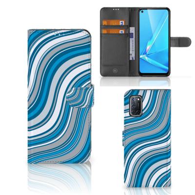 OPPO A72 | OPPO A52 | Telefoon Hoesje | Waves Blue