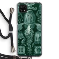 Haeckel Cubomedusae: Samsung Galaxy A22 5G Transparant Hoesje met koord