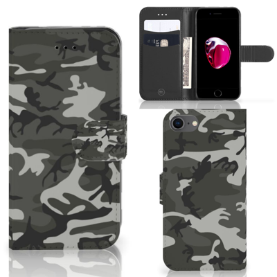 iPhone 7 | 8 | SE (2020) | SE (2022) | Telefoon Hoesje | Army Light | Portemonnee hoesje