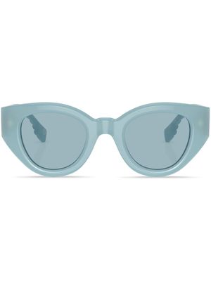 Burberry Eyewear lunettes de soleil Medusa à monture papillon - Bleu