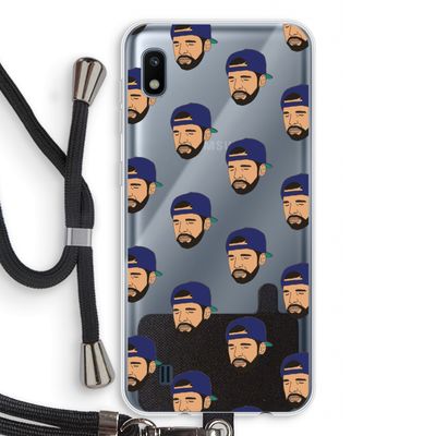 Drake Away: Samsung Galaxy A10 Transparant Hoesje met koord