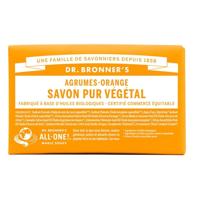 Dr. Bronner's Citrus Orange Savon Pur Vegetal 140gr
