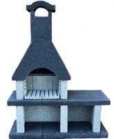 Barbecue beton Venezia nr. 1 (200x150x50cm/530kg)