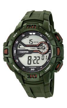 Horlogeband Calypso K5695-3 Rubber Groen