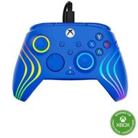 Gamepad - Xbox Series X|S, Xbox One en PC - Afterglow Wave - RGB - Bedraad - Blauw - TURTLE BEACH