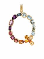 Dolce & Gabbana pendentif Rainbow Alaphabet Q en or 18ct orné de pierres variées - thumbnail