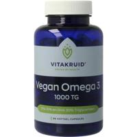 Vitakruid Vegan omega 3 1000 triglyceriden 300 DHA 100 EPA