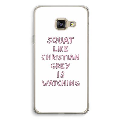 Christian Grey: Samsung A3 (2017) Transparant Hoesje