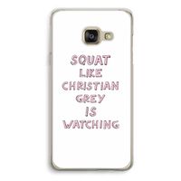Christian Grey: Samsung A3 (2017) Transparant Hoesje