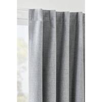 1+1 Gratis Leen Bakker - Gordijn Lana - Licht - 135x280 Cm (1 Stuk) - Polyester - Grijs