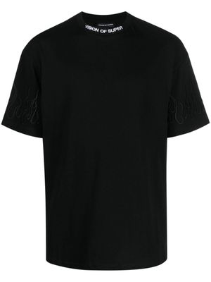 Vision Of Super t-shirt en coton à logo brodé - Noir