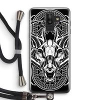 Oh Deer: Samsung Galaxy J8 (2018) Transparant Hoesje met koord