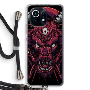 Hell Hound and Serpents: Xiaomi Mi 11 Transparant Hoesje met koord