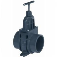 VDL PVC Schuifkraan 63mm - Duurzame, Lekvrije Waterregulatie voor Vijverbeheer