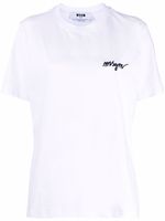 MSGM t-shirt à logo poitrine - Blanc - thumbnail