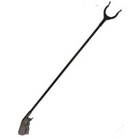 Afvalgrijper/vuilnisgrijper - zwart - lange steel - 83 cm - zonder te bukken - oppaktang