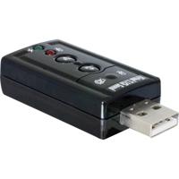 DeLOCK usb sound adapter 7.1 geluidskaart (zwart, retail)