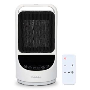 Nedis SmartLife keramische PTC-ventilatorkachel | Wi-Fi | 1500 W | 2 Warmte Standen | Zwenkfunctie | Display | 10 - 49 °C | Android / IOS - HTFA22WTW