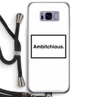 Ambitchious: Samsung Galaxy S8 Plus Transparant Hoesje met koord