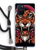 Tiger and Rattlesnakes: Samsung Galaxy Note 10 Lite Transparant Hoesje met koord