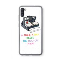 Smile: Samsung Galaxy A11 Transparant Hoesje Smile: Samsung Galaxy A11 Transparant Hoesje