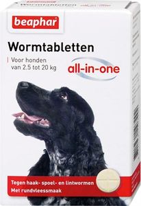 Beaphar Wormtablet all-in-one hond